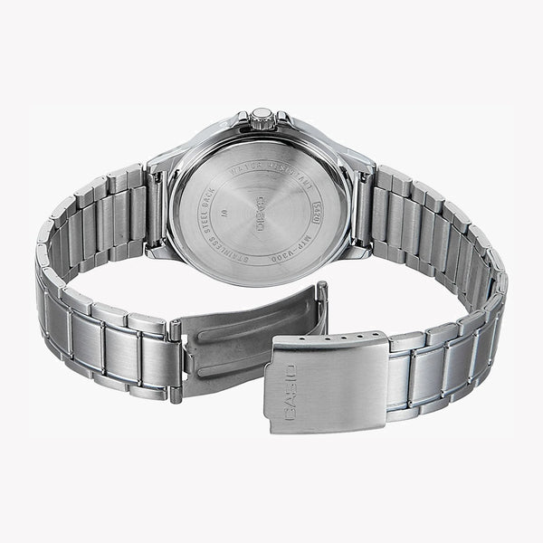 Casio Men's Stainless Steel Watch, Black Dial | Mtp-V300d-1a by i-watch
