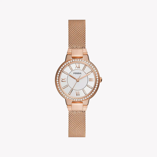 Fossil Women's Rose Gold Watch, White Dial | Es5111 by i-watch