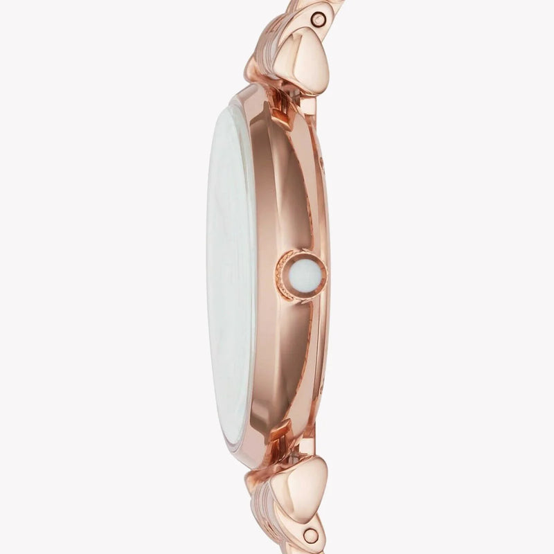 Emporio Armani Women's Rose Gold Watch, White Dial | Ar11110 by i-watch