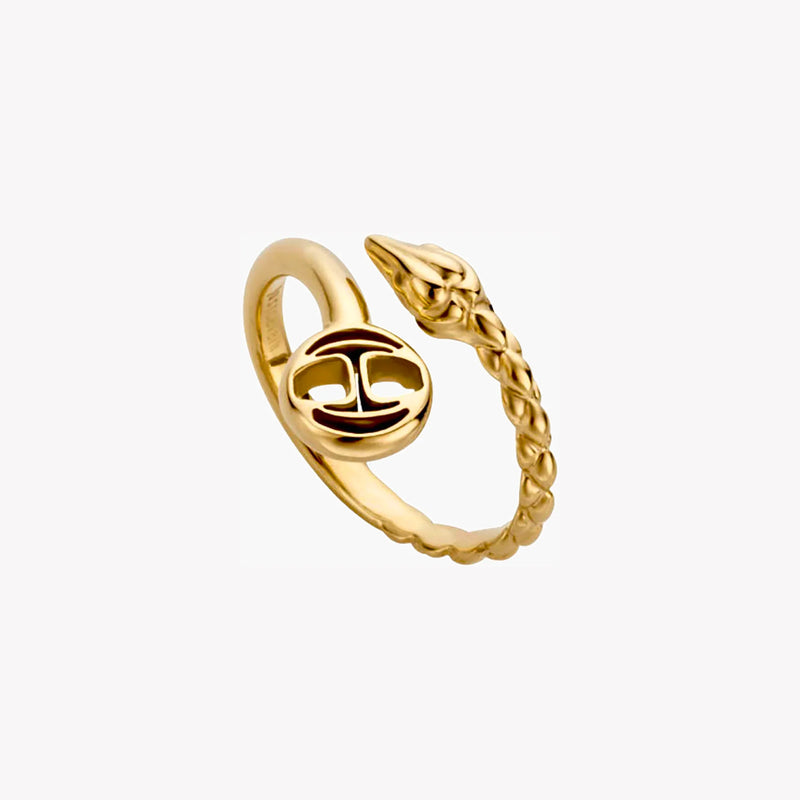 Just Cavalli Women's Gold Stainless Steel Ring, Jcrg00610207 by i-watch