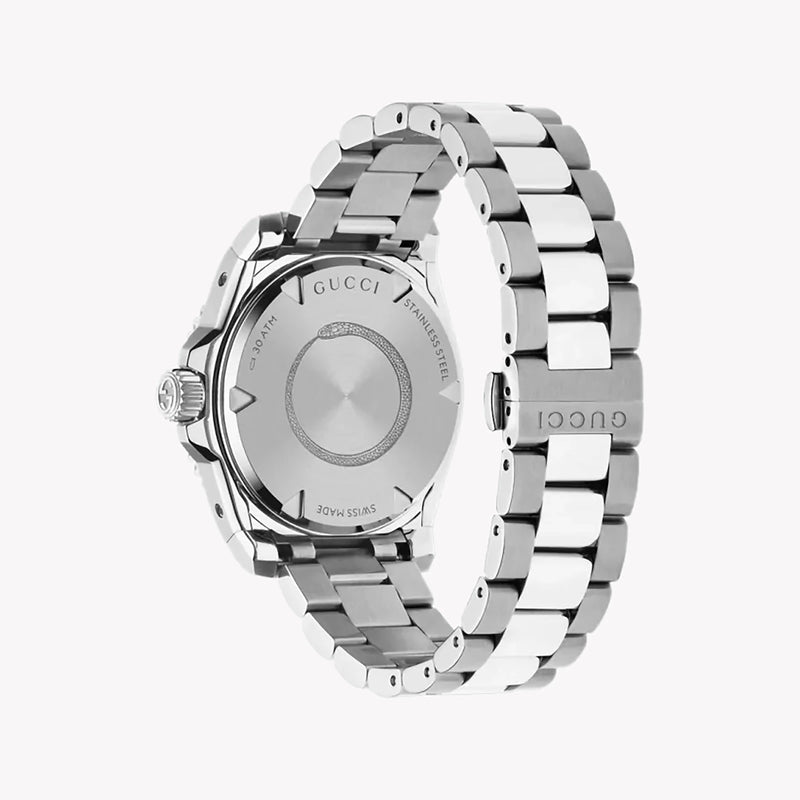 Gucci Men's Stainless Steel Watch, Orange Dial | Ya136355 by i-watch
