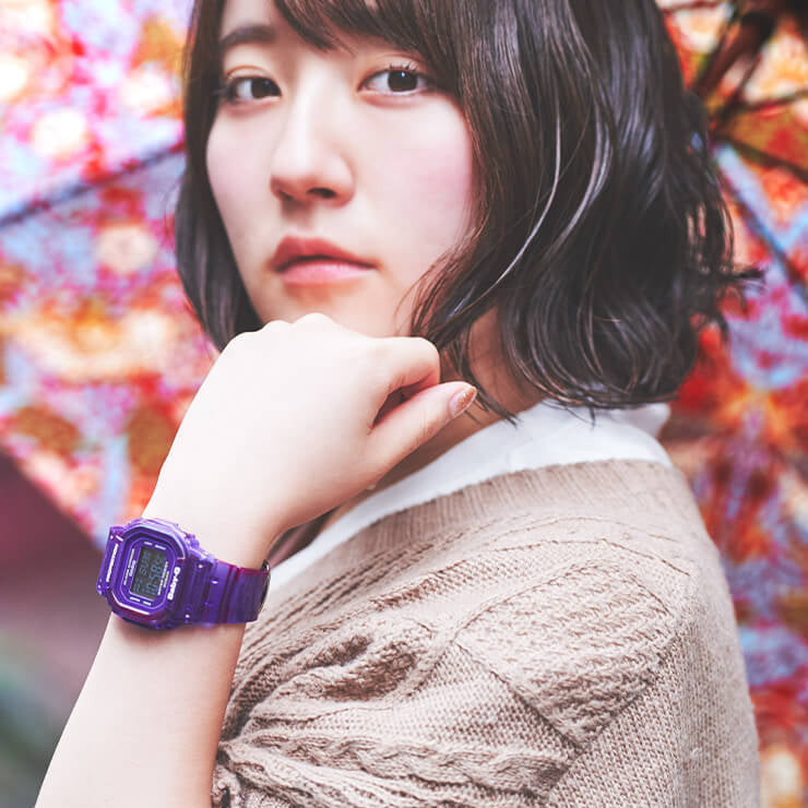 CASIO BABY-G BGD-560S-6DR SPIRIT OF ADVENTURE - VIBRANT PURPLE RESIN Women's Watch-i-Watch-5