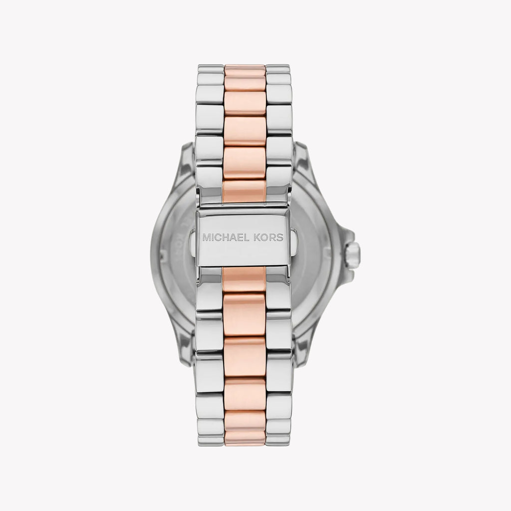 MICHAEL KORS MK7402 ELEGANT TIMEPIECE - ROSE GOLD & SILVER STAINLESS STEEL WOMEN'S WATCH-i-Watch-3