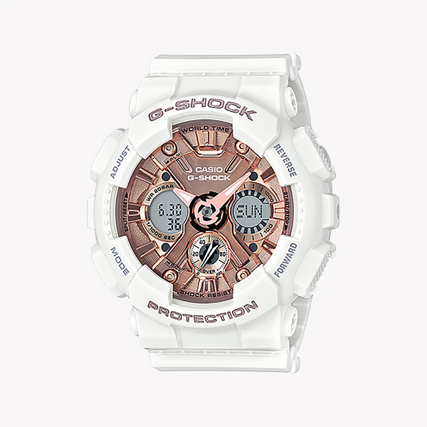 Casio G-Shock Gma-S120mf-7a2dr Adventure Ready - Stylish & Resilient Women's Watch With Sleek White Resin Design And Multifunctional Features by i-watch