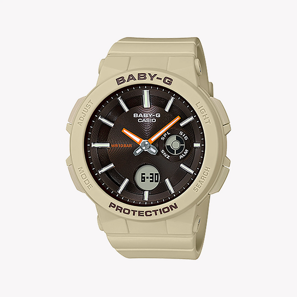 Bga-255-5adr Baby-G - Elegant Adventurer Women's Watch With Beige Case & Brown Dial by i-watch