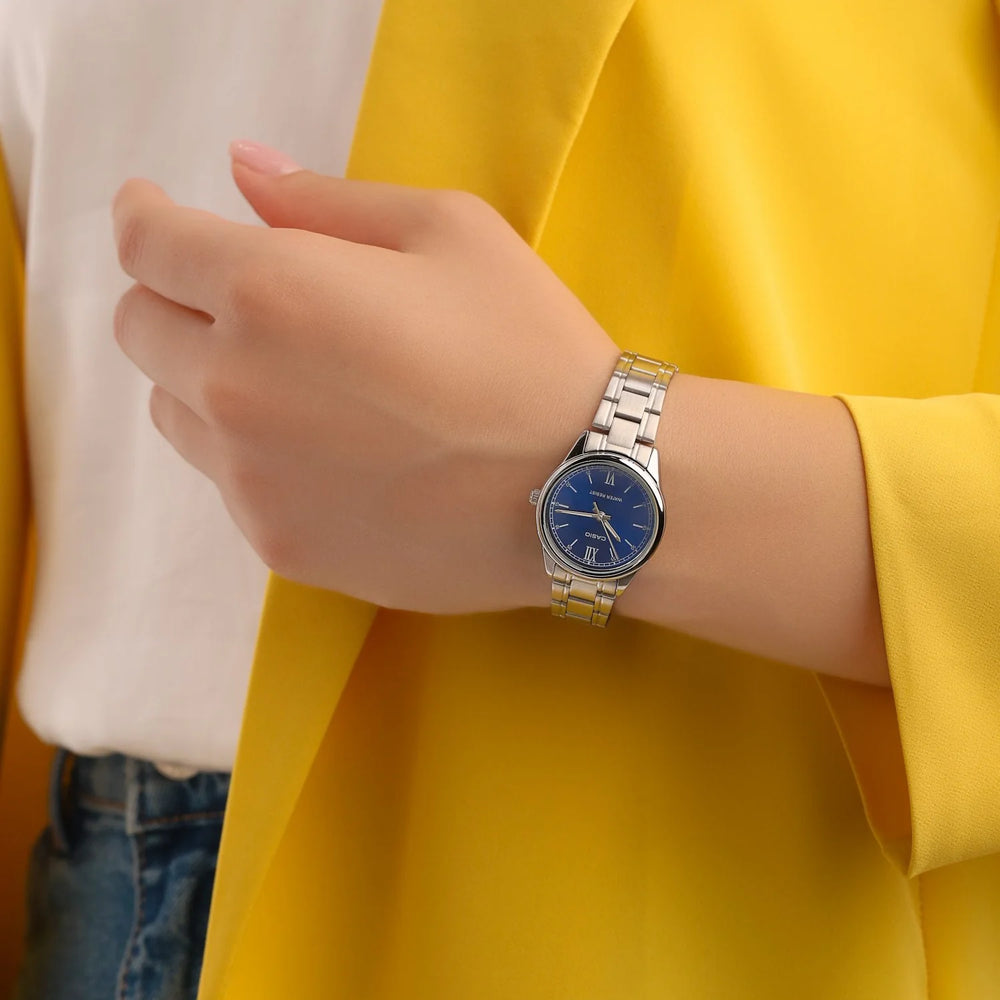 CASIO Women's Watch with Silver Stainless Steel Case and Silver Stainless Steel Band-i-Watch-4