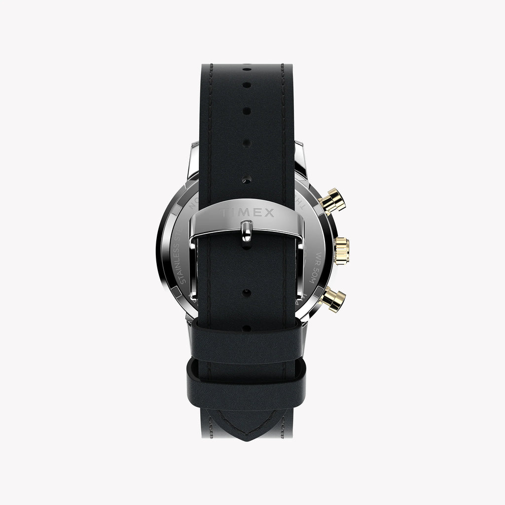 TIMEX MARLIN QUARTZ CHRONO 40MM - ELEGANT COPPER DIAL & BROWN LEATHER STRAP Men's Watch-i-Watch-2