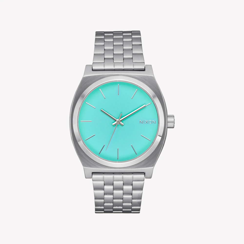 Nixon Men's Silver Watch, Blue Dial | A045-2084 by i-watch