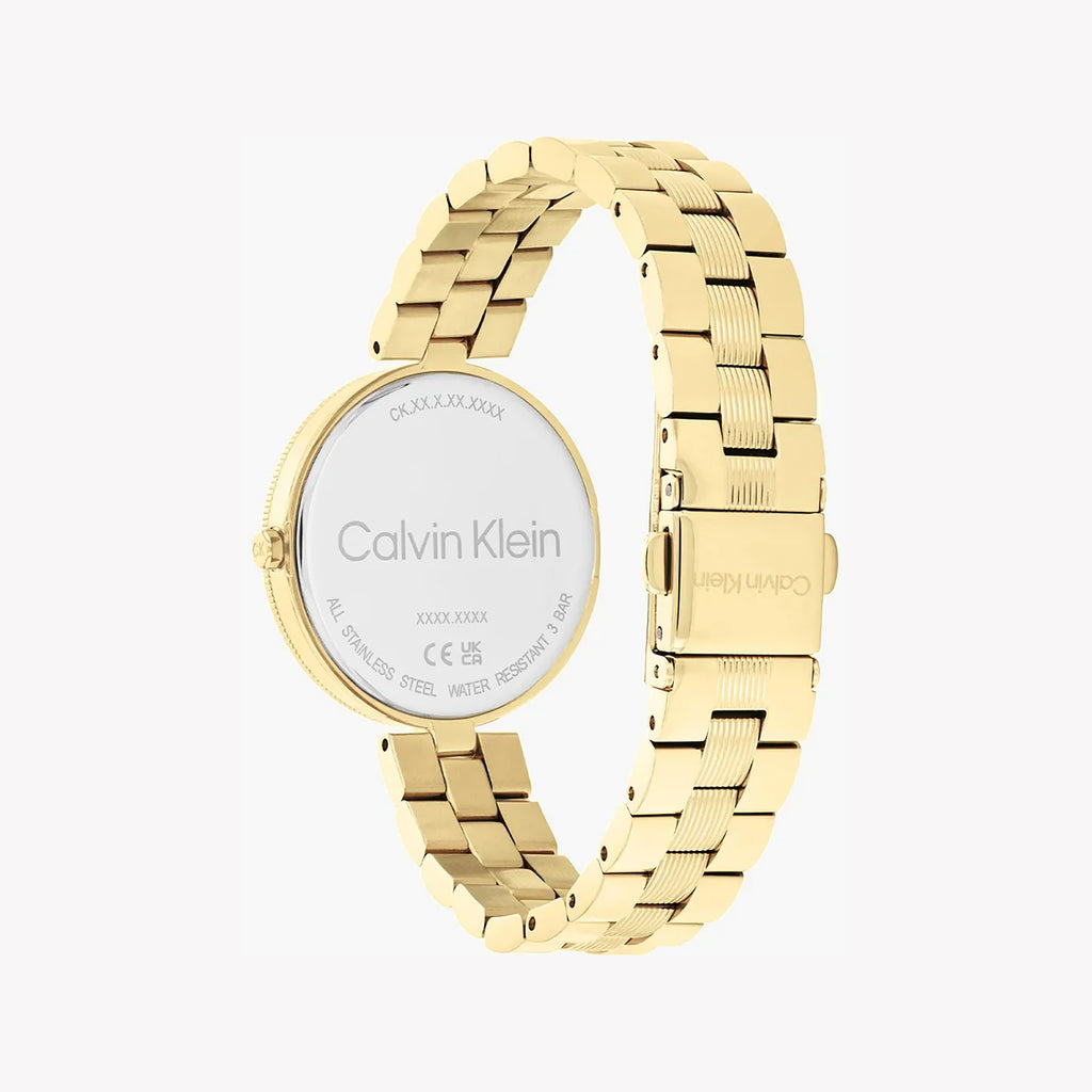 CK CALVIN KLEIN NEW COLLECTION - RADIANT GOLD SOPHISTICATION WOMEN'S WATCH-i-Watch-3