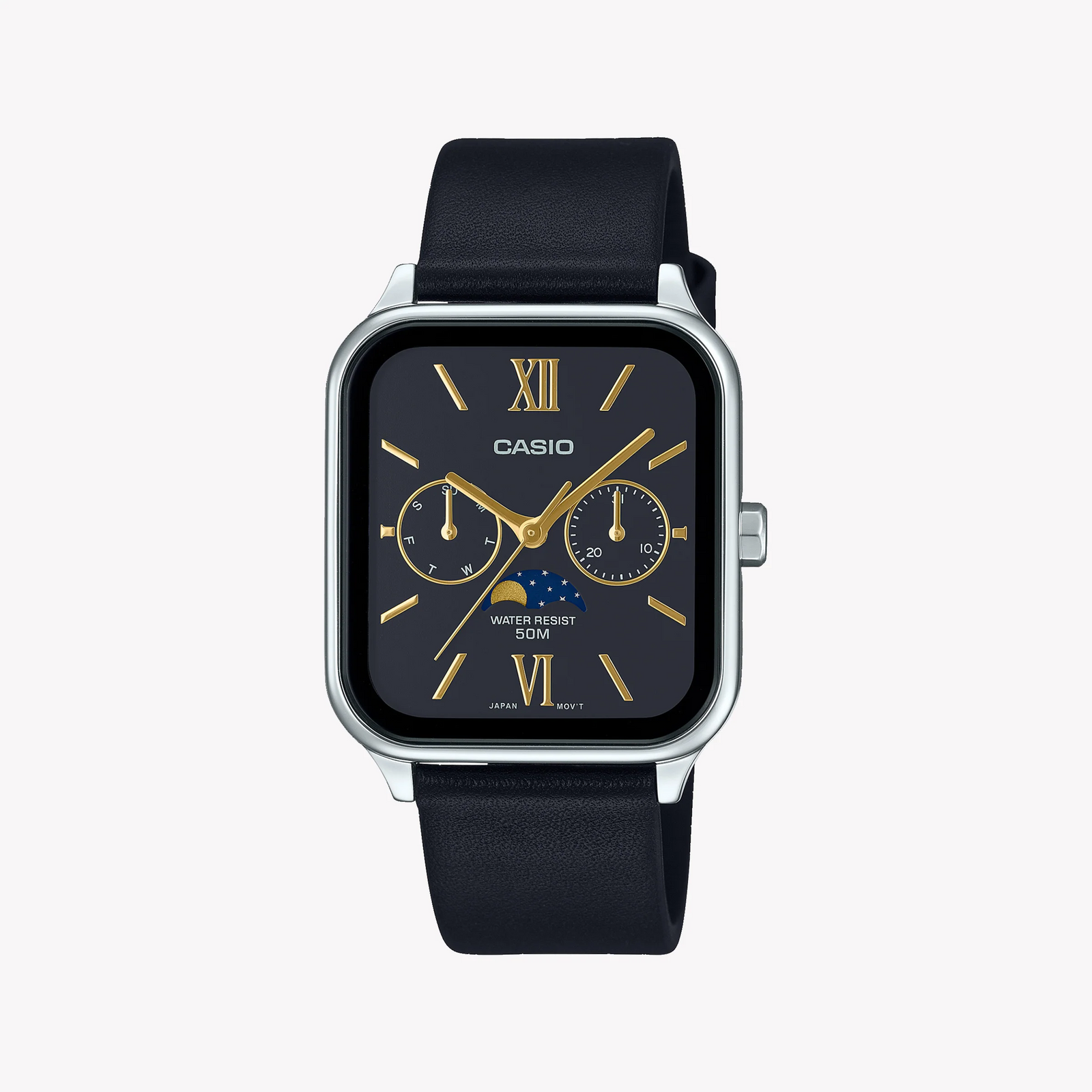 Casio Men's Stainless Steel Watch, Black Dial | Mtp-M305l-1a2vdf by i-watch