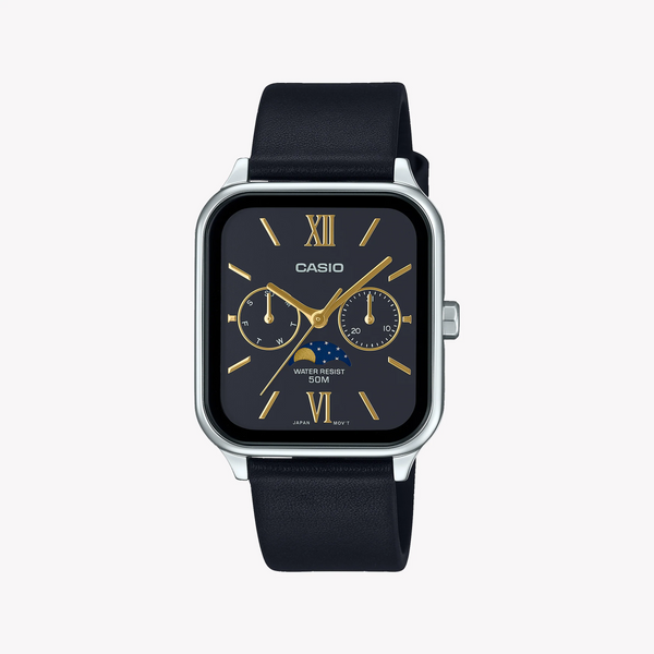 Casio Men's Stainless Steel Watch, Black Dial | Mtp-M305l-1a2vdf by i-watch