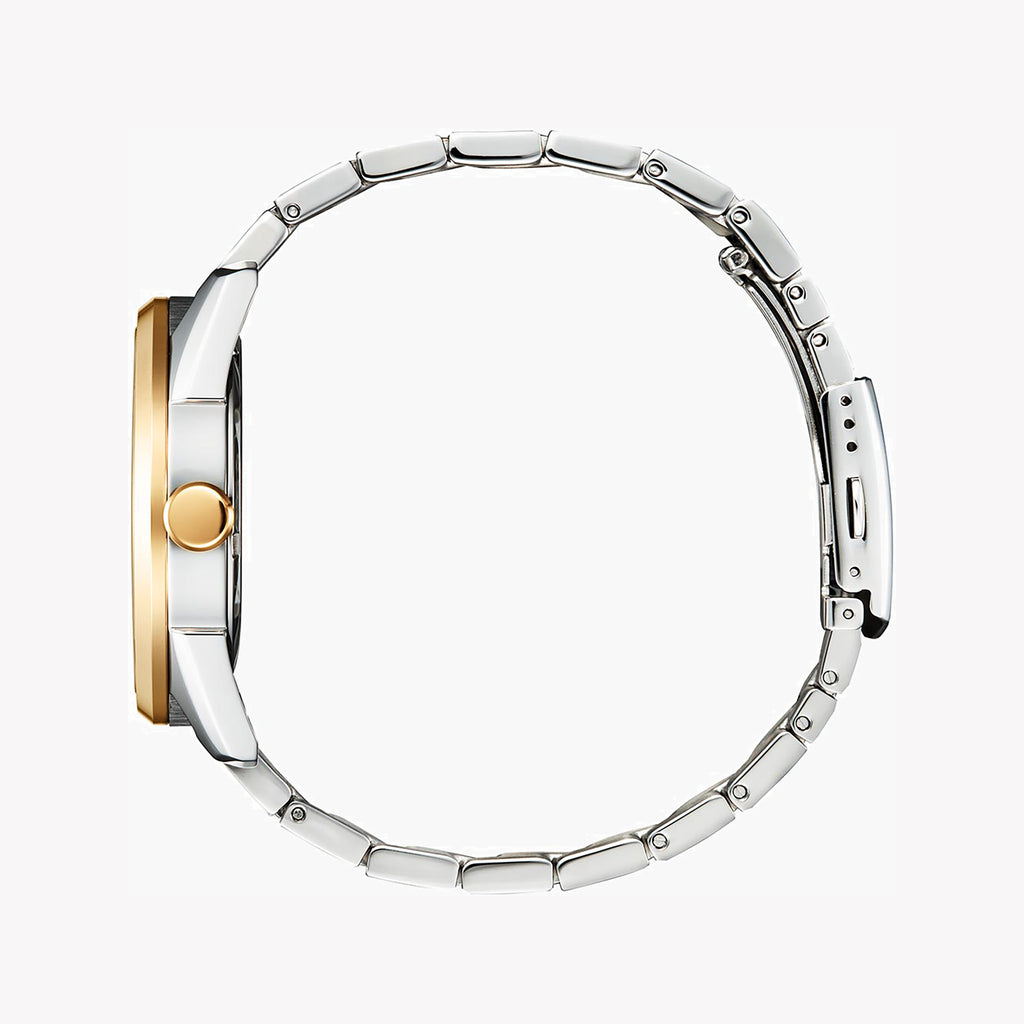 CITIZEN AW0086-85L DUAL-TONE ELEGANCE - MODERN MEN'S ECO-DRIVE WATCH with Blue Dial & Stainless Steel Band-i-Watch-2