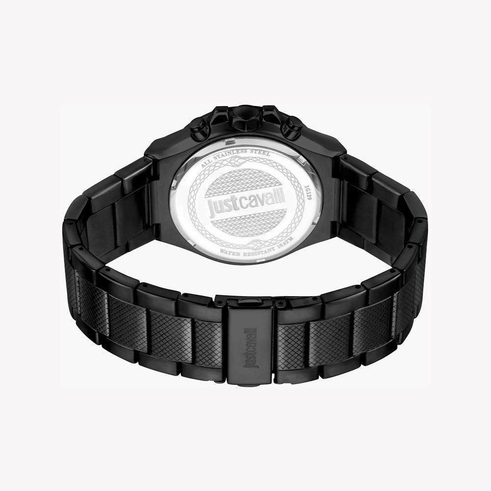 Just Cavalli Men's Black Stainless Steel Watch, Black Dial | Jc1g139m0075 by i-watch