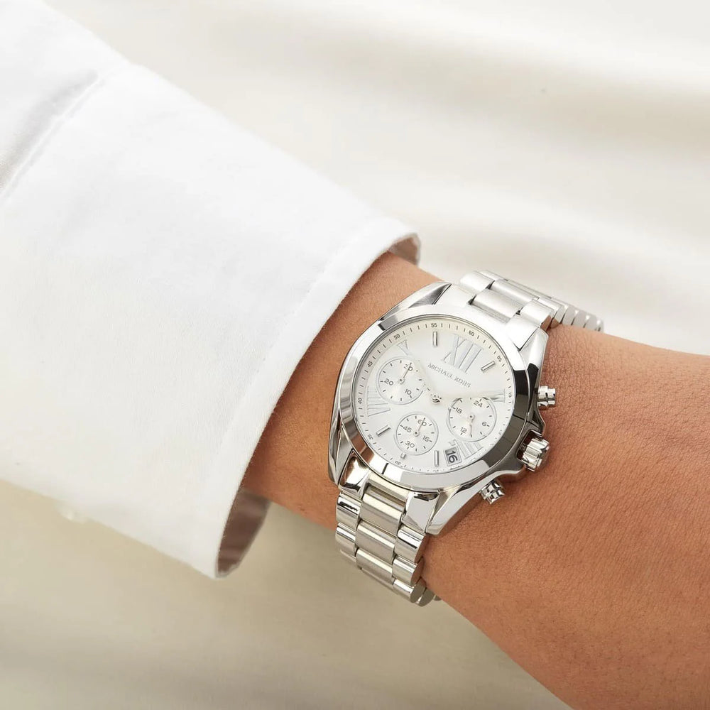Michael Kors Women's Silver Stainless Steel Watch, Silver Dial | Mk6174 by i-watch