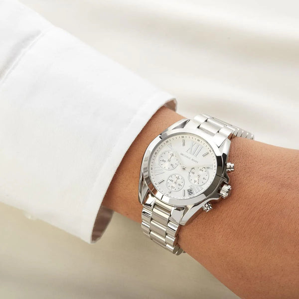 Michael Kors Women's Silver Stainless Steel Watch, Silver Dial | Mk6174 by i-watch
