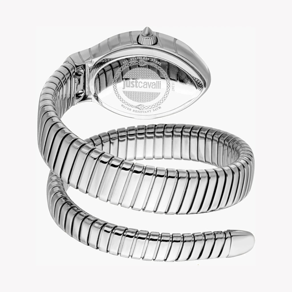 JUST CAVALLI Women's Watch with Silver Stainless Steel Case and Silver Stainless Steel Band-i-Watch-3