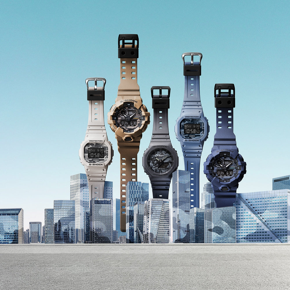 G-Shock Men's Gray Resin Watch, Durable & Sporty | Ga-2100pts-8adr by i-watch