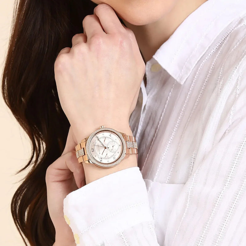 Michael Kors Women's Rose Gold Watch, Stainless Steel | Mk6614 by i-watch