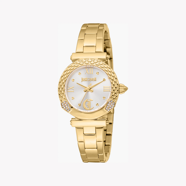 Just Cavalli Women's Gold Stainless Steel Watch, Silver Dial | Jc1l332m0055 by i-watch