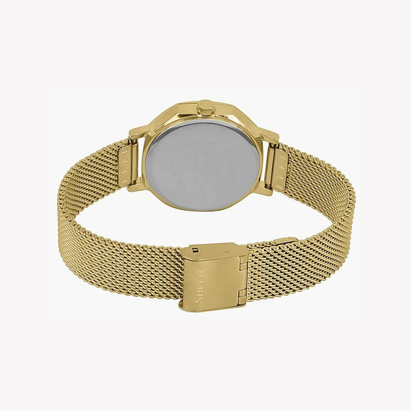 Seiko Women's Gold Mesh Watch, 30 Mm Case | She-4554gm-9auef by i-watch