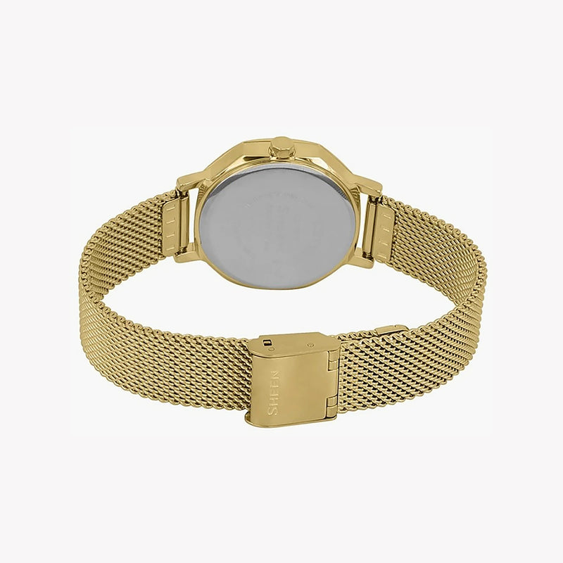Seiko Women's Gold Mesh Watch, 30 Mm Case | She-4554gm-9auef by i-watch