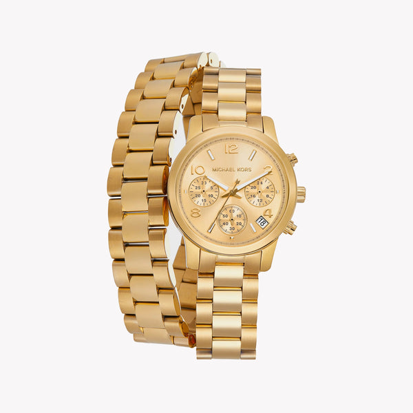 Michael Kors Women's Gold Stainless Steel Watch, Gold Dial | Mk7452 by i-watch
