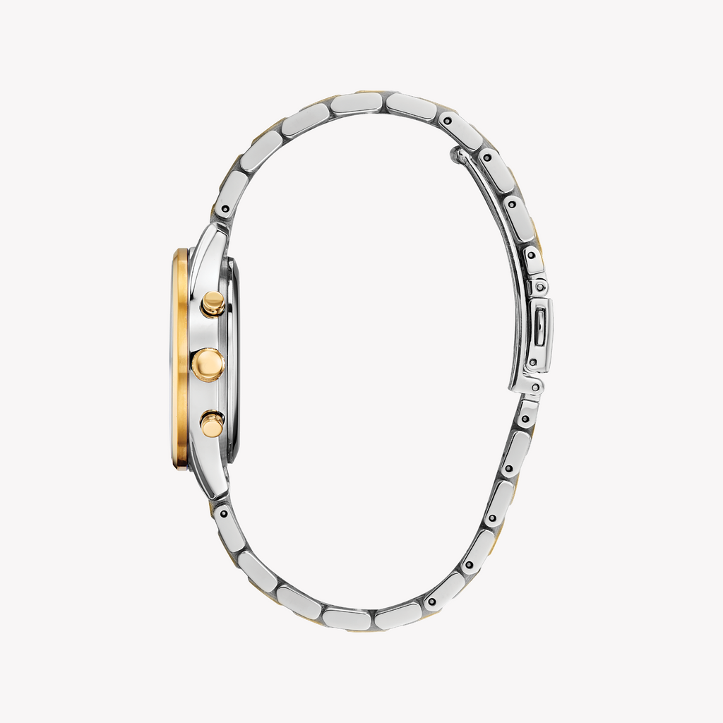 CITIZEN FB1444-56D DYNAMIC ELEGANCE - WOMEN'S ECO-DRIVE TIMEPIECE with Silver & Gold Accents-i-Watch-4