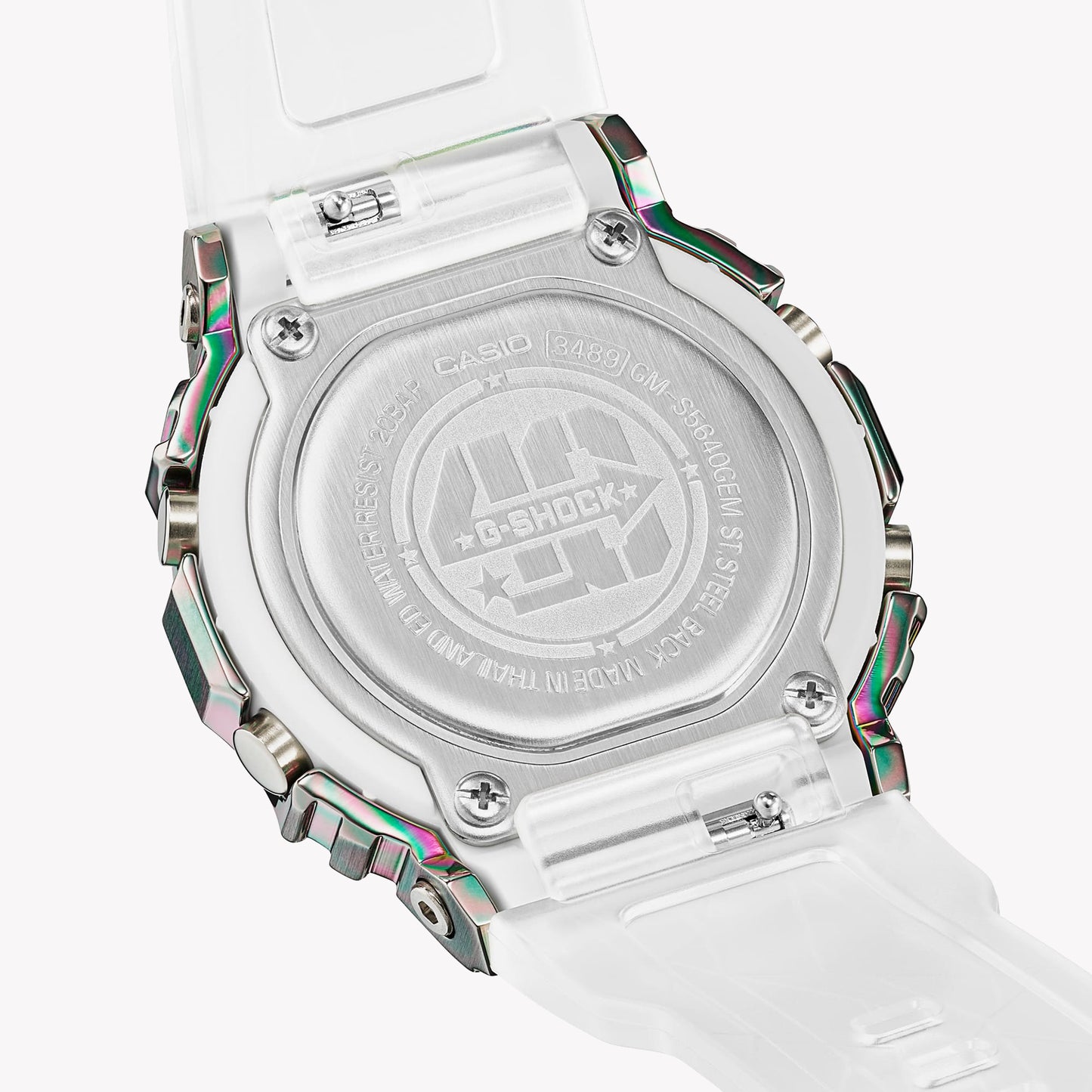 CASIO G-SHOCK GM-S5640GEM-7 G-SHOCK THE ORIGIN METAL COVERED SMALL - 40th Anniversary ADVENTURE GEM SERIE Women's Watch