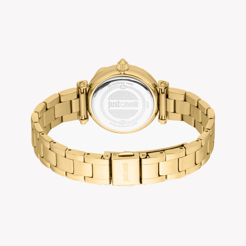 Just Cavalli Women's Gold Stainless Steel Watch, Silver Dial | Jc1l332m0055 by i-watch