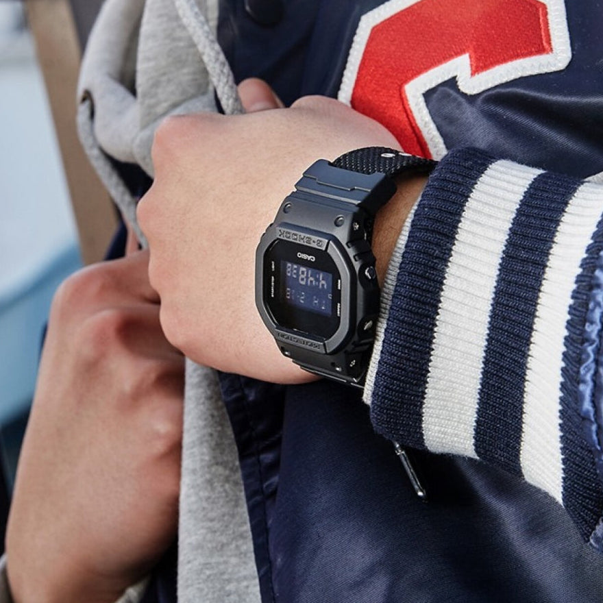 CASIO G-SHOCK DW-5600BBN-1DR - UNMATCHED RESILIENCE MEN'S WATCH WITH BLACK RESIN BAND-i-Watch-3