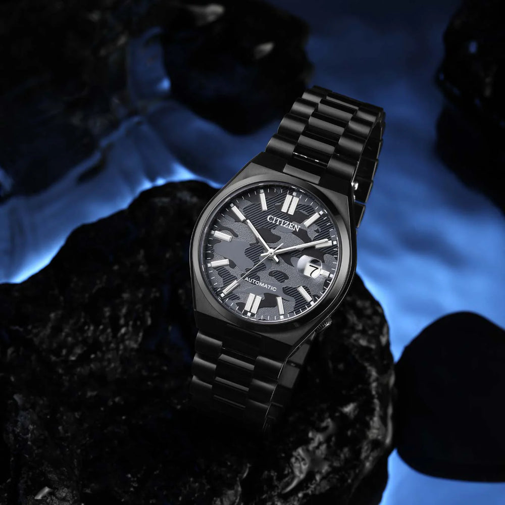 Citizen Men's Black Stainless Steel Watch, Automatic | Nj0155-87e by i-watch