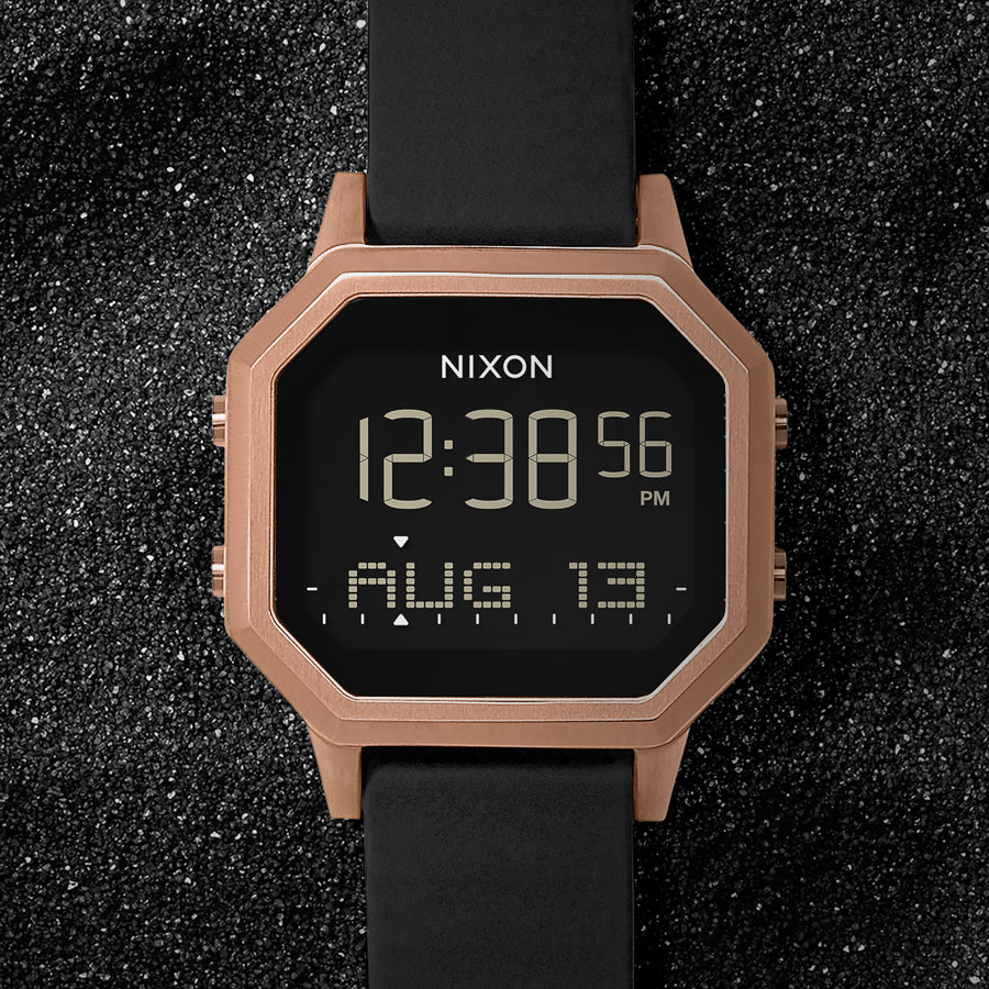 Nixon A1211-1098 BOLD BEAUTY - DYNAMIC DIGITAL DIVA Watch with Black Case & Radiant Gold Band-i-Watch-4