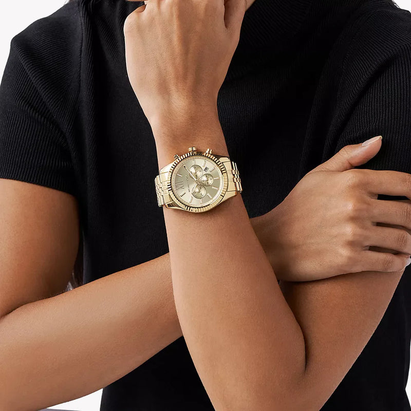 Michael Kors Men's Gold Watch, Stainless Steel | Mk8281 by i-watch