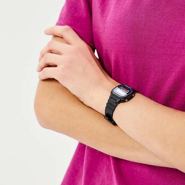 CASIO Women's Watch with Black Resin Case and Black Resin Band-i-Watch-2