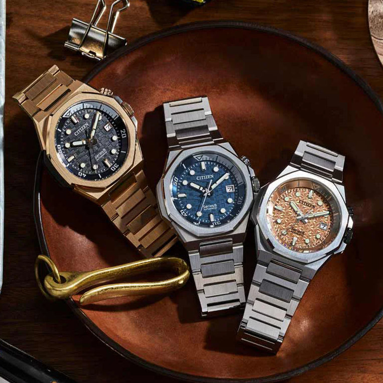 CITIZEN NB6060-58L - ELEGANT EXPLORER MEN'S WATCH with Blue Dial & Stainless Steel Band-i-Watch-5