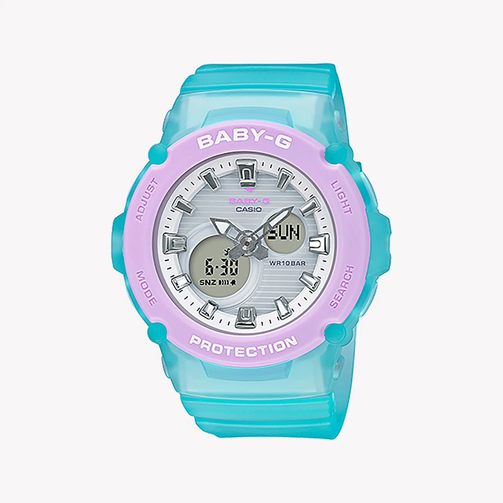 Baby-G Bga-270-2adr - Vibrant Adventure Series Women's Watch With Blue Resin BAnd and White Dial by i-watch