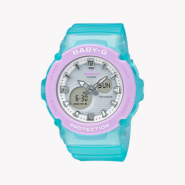 Baby-G Bga-270-2adr - Vibrant Adventure Series Women's Watch With Blue Resin BAnd and White Dial by i-watch
