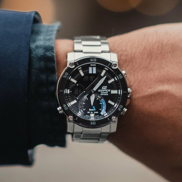 Casio Edifice Ecb-20db-1adf - Adventure-Ready Men's Watch With Smartphone Link & Led Illumination by i-watch