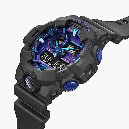 G-Shock Men's Black Resin Watch, Sporty Elegance | Ga-700vb-1adr by i-watch