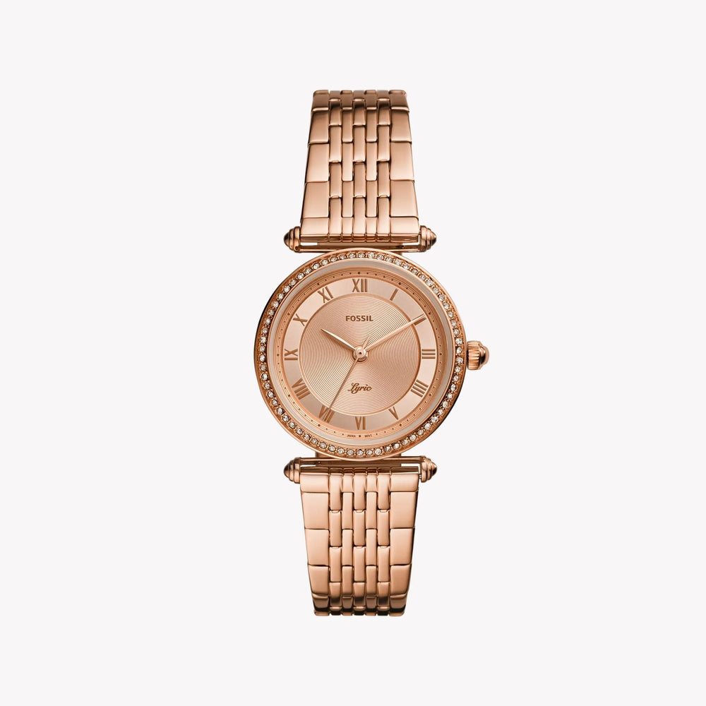 Fossil Women's Rose Gold Watch, Stainless Steel | Es4711 by i-watch