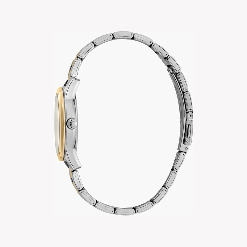 Esprit Women's Silver & Gold Stainless Steel Watch, Silver Dial | Es1l057m0035 by i-watch