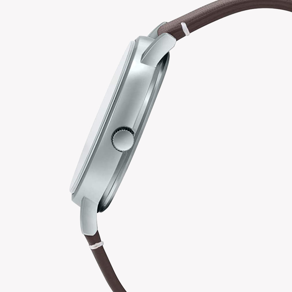 CASIO MTP-E171L-5EVDF ELEGANT ADVENTURER - MEN'S SPORTY LEATHER WATCH with Silver Case & Brown Band-i-Watch-2