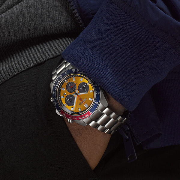 Seiko Men's Silver Stainless Steel, Multicolor Dial | Ssc947p1 by i-watch