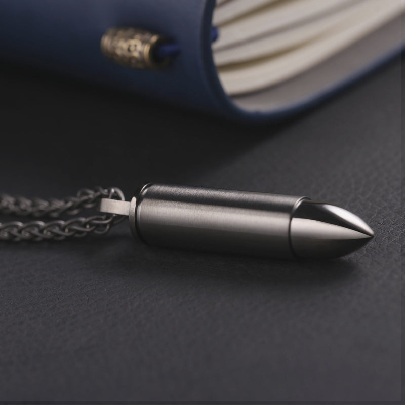 Zink Men's Black Stainless Steel Necklace | Zjpd015gn by i-watch
