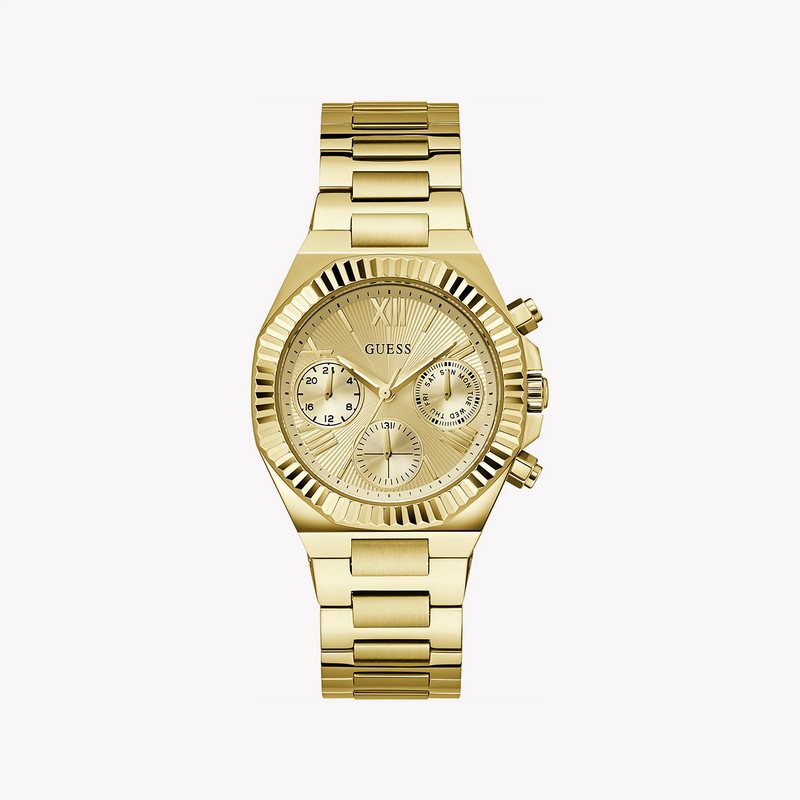 Guess Women's Gold Stainless Steel Watch, Champagne Dial | Gw0769l2 by i-watch