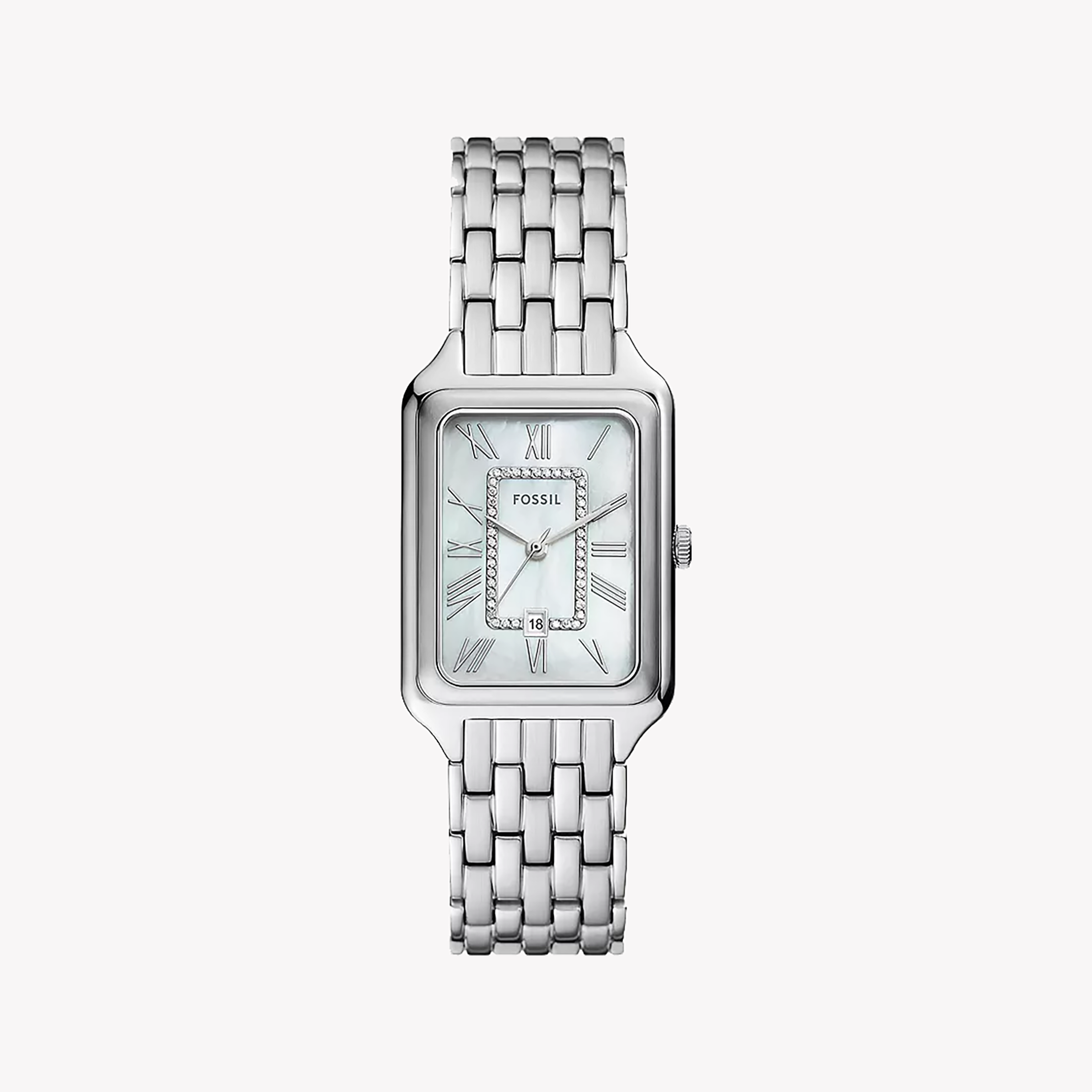 FOSSIL ES5306 ELEGANT TIMEKEEPER - SOPHISTICATED SILVER STAINLESS STEEL WOMEN'S WATCH