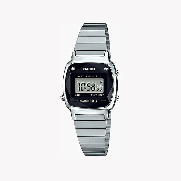 Casio La670wad-1df Chic Sporty Elegance - Functional Women's Digital Watch With Stainless Steel BAnd and Sleek Silver Case by i-watch