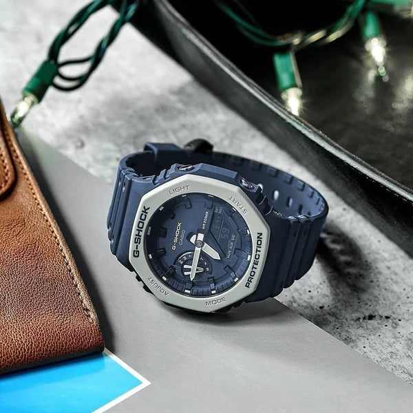 G-Shock Men's Blue Resin Watch, Digital Dial | Ga-2110et-2adr by i-watch