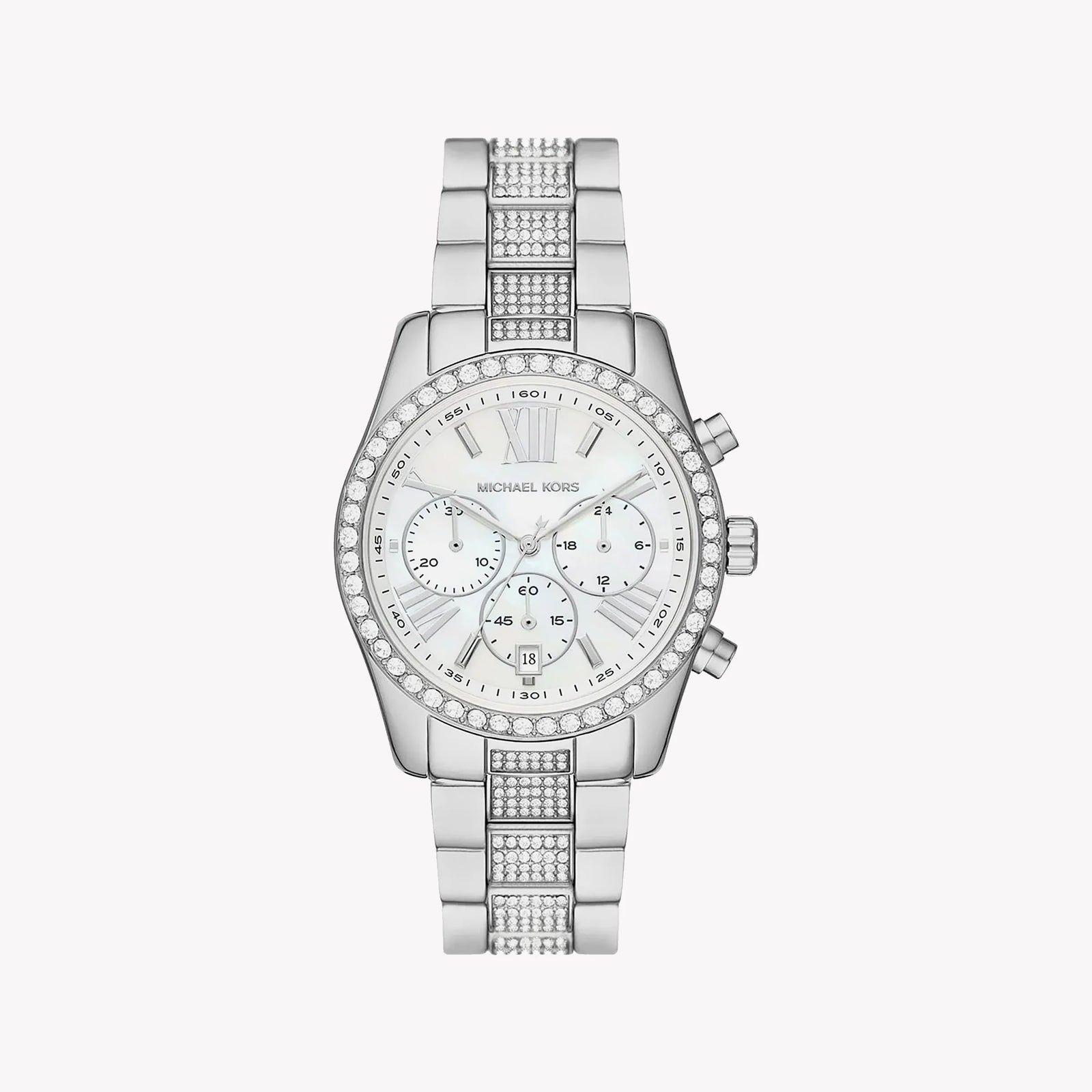 Michael Kors Women's Silver Stainless Steel Watch, Silver Dial | Mk7243 by i-watch