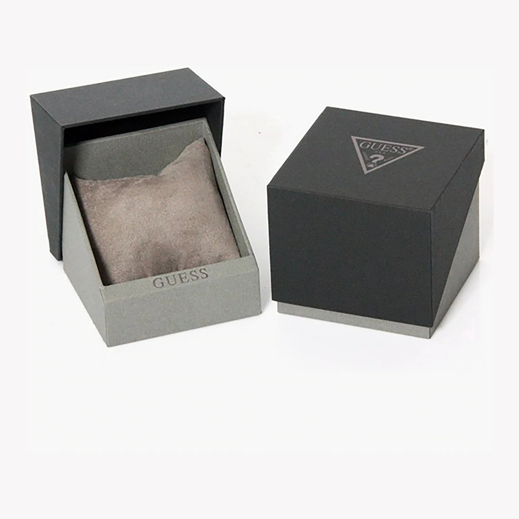 GUESS GW0212G2 ROSE GOLD TIMEPIECE - STUNNING BLUE DIAL & BROWN LEATHER STRAP Men's Watch-i-Watch-4